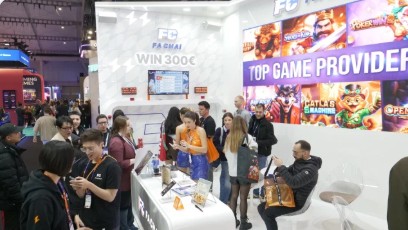 Visitors at the FA CHAI stand at ICE Barcelona 2026